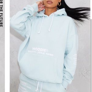 Baby blue hoodie