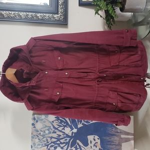 🔴 TALULA Trooper Jacket - Burgandy/Wine