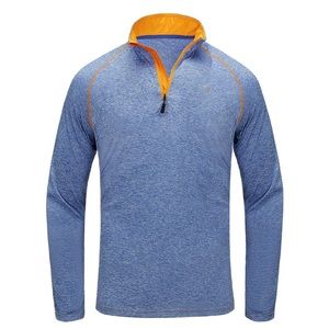 Men's Long Sleeve Quick Dry Lightweight Running Golf T-Shirt