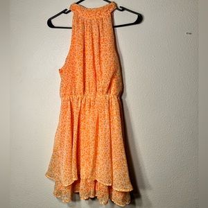 Sienna sky orange floral dress size medium