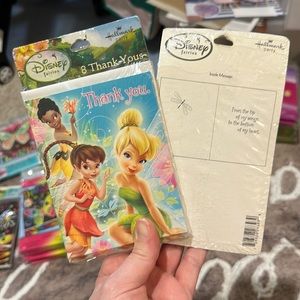 disney tinkerbell 🧚🏼  thank you cards