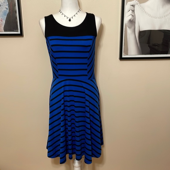 AB Studio Fit & Flare Dress - Picture 1 of 8