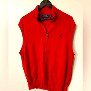 Polo Ralph Lauren | Cotton Half-Zip Vest