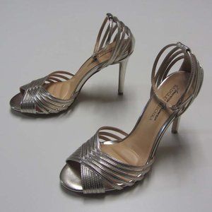 new BADGLEY MISCHKA American Glamour strappy heel sandals 6.5