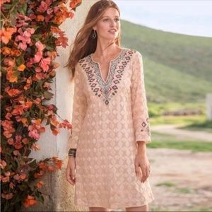 Sundance Global Embrace Lace Beaded Dress Coverup