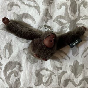 Kipling gorilla keychain - brown