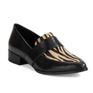 NWOB Lord Taylor 424 Fifth Valentina Animal Print Loafers