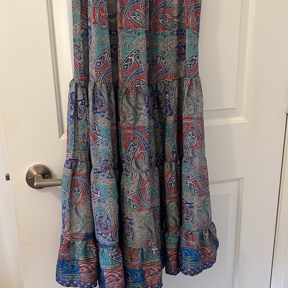 Silk blend bohemian dress - Picture 6 of 7