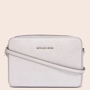 MICHAEL Michael Kors Large Crossbody NWT Silver