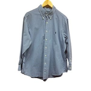 Ralph Lauren Mens Black Label Button-Down Classic Fit Shirt Size 17 32/33