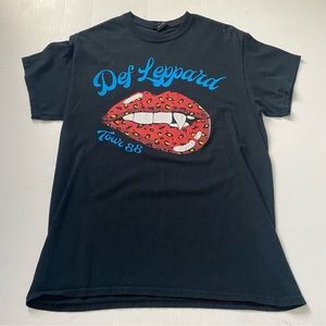 Women’s Day Def Leppard Tour 88 Shirt Size S