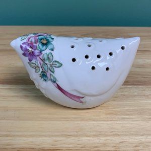 Vintage Elizabeth Arden Porcelain Bird The Enchanted Grouse Pomander