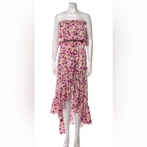 MISA Los Angeles floral print midi dress