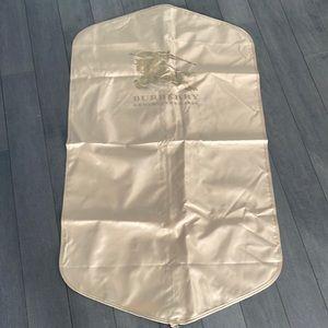 Burberry garment bag.