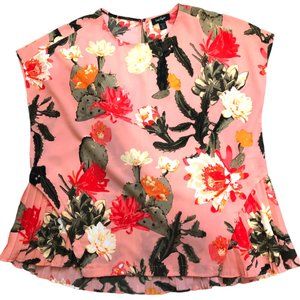 Lord and Taylor Floral Sleeveless Blouse