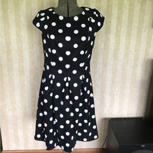 AB Studio Polka Dot Dress