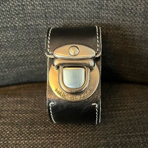 Vintage Marc Jacobs Wrist Cuff - black leather