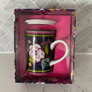 Vera Bradley Porcelain Mug with Cover *floral