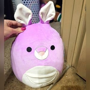 NWT Kiki the Kangaroo 10" Squishmallows with front belly ribbed pocket 💜