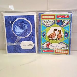 5/$20 NWOT 2 Handmade Greetings Cards