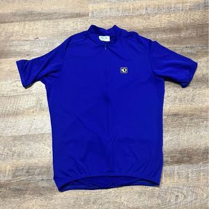 Pearl Izumi Jersey Adult XL Blue Technical Wear Cycling Bike Short Sleeve Zip