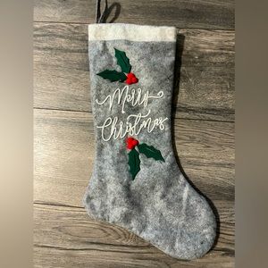 🎅🏻🎁3 FOR $10!!🎁🎄 new traditions gray Christmas stocking