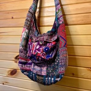 Crossbody Zippered Boho Bohemian Tapestry Bag