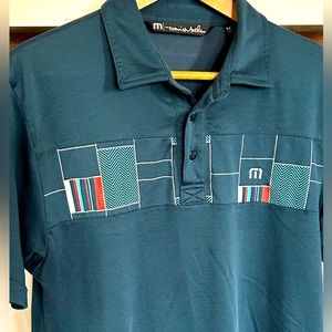 TRAVIS MATHEW mens medium soft cotton golf polo in excellent condition