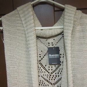 Bluenotes open cardigan NWT