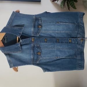 F21 Denim Vest