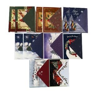 New 12 of different brand of Christmas Cards with envelopes.