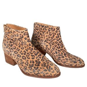 Seychelles Leopard Print Booties