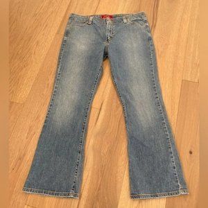 Levis Nouveau Low Boot Cut Stretch 525 Jeans Size 16