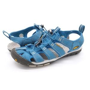 Keen Sandals Womens 5 Blue Waterproof Fisherman Clearwater CNX Drawstring Shoes