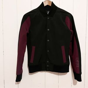 Fox Tech FX-Bionic Series Black and Maroon Jacket. Size Small.