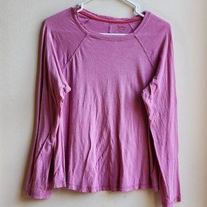 Boden Pink Cotton Scoop Neck Jersey Size 8