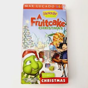 🍒4 for $20🍒 HERMIE & FRIENDS A Fruitcake Christmas - Max Lucado Kids VHS