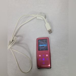 MP3 Player Samsung YP-S3 player with 4GB Memory- With Charger- PINK