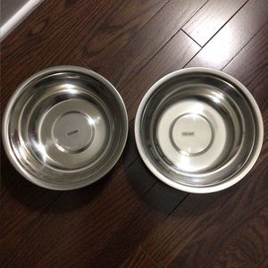 Dog Feeding Station Replacement Bowls - 9 ´´Stainless Steel NEW