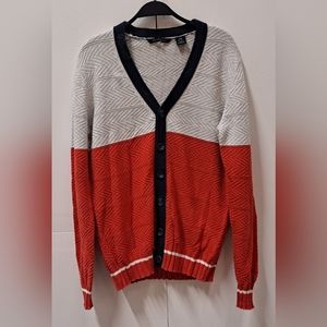 Sean John Men's Cardigan Sweater button front Size Medium