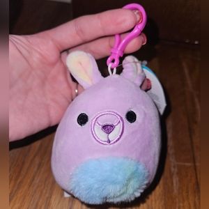 NWT 3.5” Kiki the purple Kangaroo 🦘 Squishmallow Clip