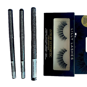 Brand New (Sealed) 3 Avon Eyeliners and Lily Lashes