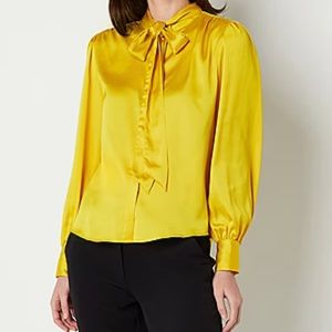 Worthington Womens Split Tie Neck Blouse 🚨Host Pick🚨