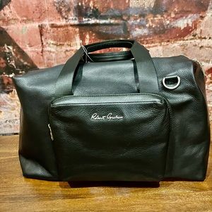 NEW ROBERT GRAHAM AUTHENTIC GENUIINE LEATHER DUFFLE OR OVERNIGHTER BAG 💼