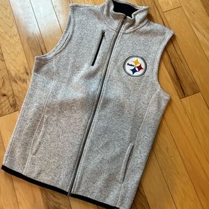 NWOT Pittsburgh Steelers Fleece-Lined Vest