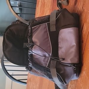 Animal Open Air Backpack Black And Gray