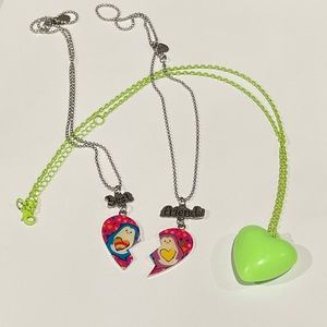 3 for $15 Girls heart necklaces