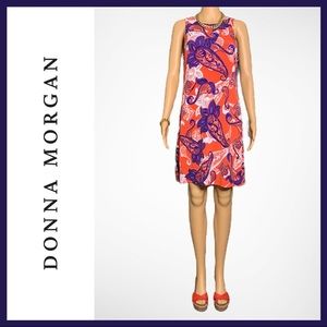 Donna Morgan Sleeveless Shift Dress VGUC