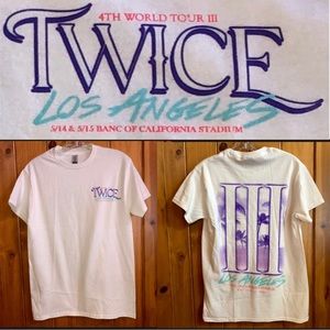 TWICE 4th World Tour III Official T-shirt New/Unworn (S)