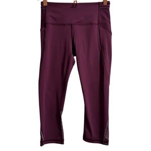 Lululemon Free Running Crop High-Rise Purple Size 4